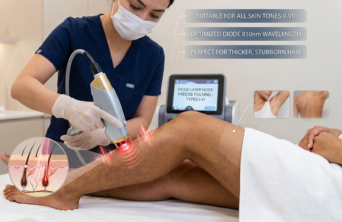 Diode Laser Hair Removal