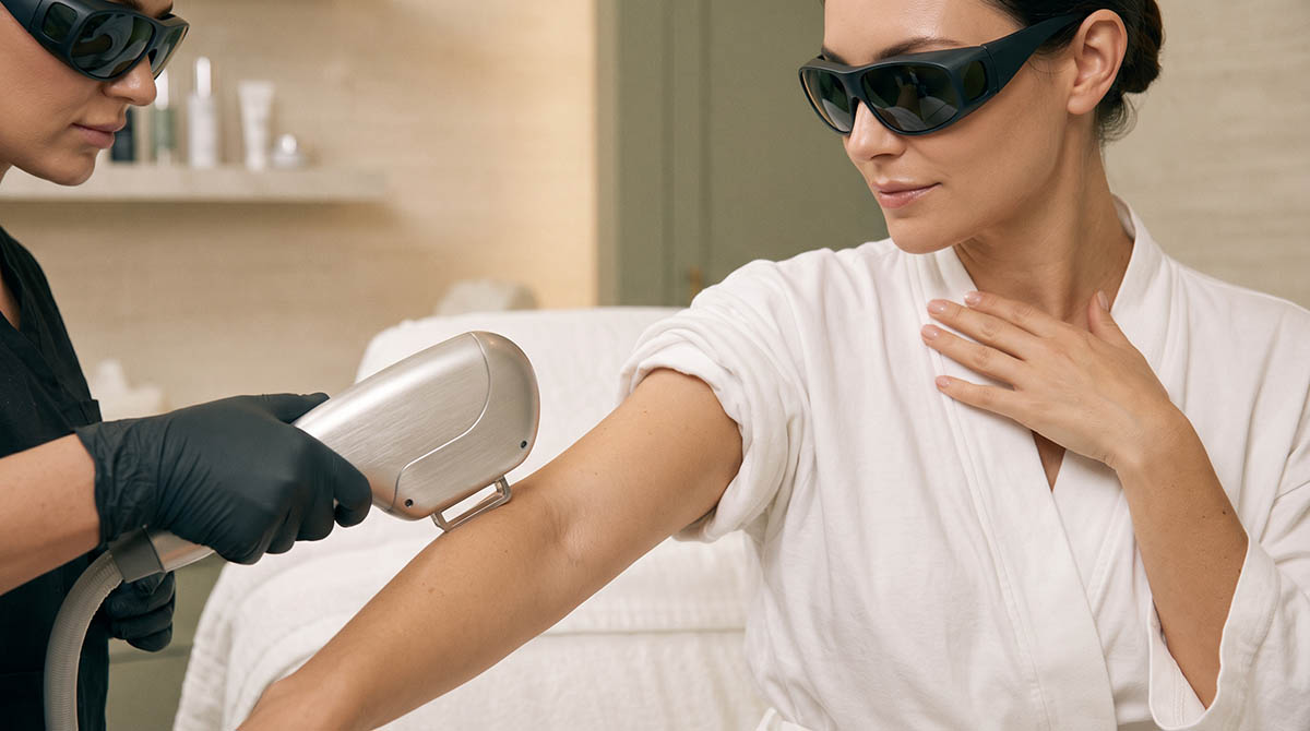 Does laser hair removal pain vary by body area?