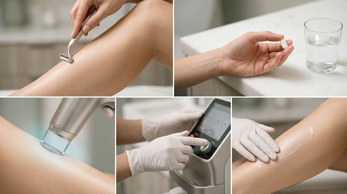 How to reduce laser hair removal pain